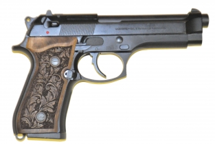 Beretta 92 grips carving